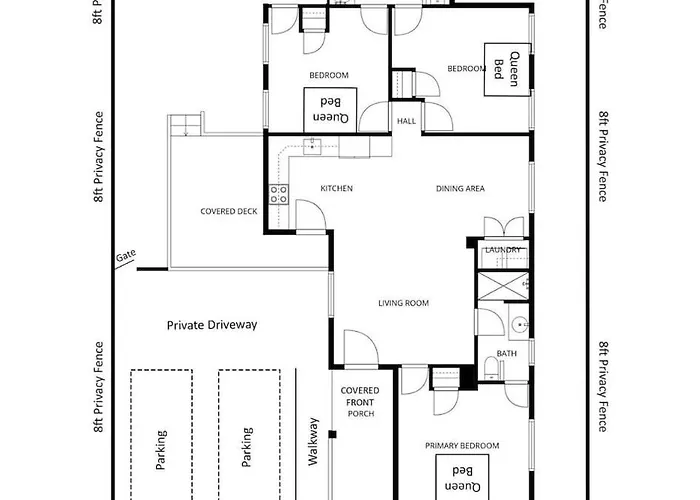 Holiday home Stockyards 5 Mins, New, Sleeps 8 Cedar House, Tcu *
